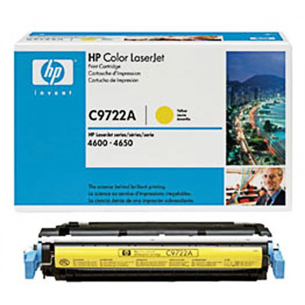 Cartus toner HP C9722A, 8000 pg, Galben - imagine 2