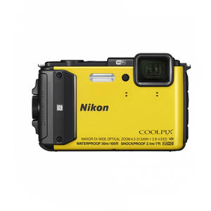 Aparat foto Nikon Coolpix AW130 16 Mpx zoom optic 5x WiFi subacvatic Outdoor Kit Galben