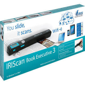 Scaner Portabil Iris Book 3 Executive A4 Black