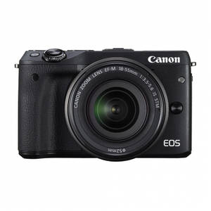 Aparat foto Mirrorless Canon EOS M3 24.2 Mpx Black Kit EF-M 18-55mm