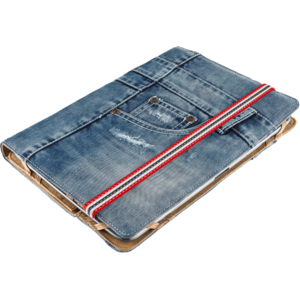 Husa tableta Trust 19482 Jeans Folio Stand Blue Denim pentru 10 inch