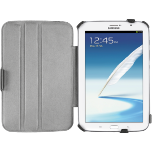 Husa tableta Trust 19436 Stile Hardcover Skin and Folio Stand neagra pentru Samsung Galaxy Note 8.0