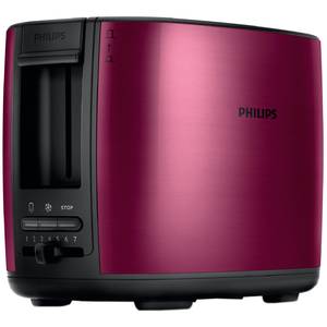 Prajitor de paine Philips HD2628/00 950W 2 felii Rosu Burgundy