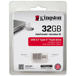 Memorie USB Kingston Data Traveler microDuo 3C 32GB USB 3.0