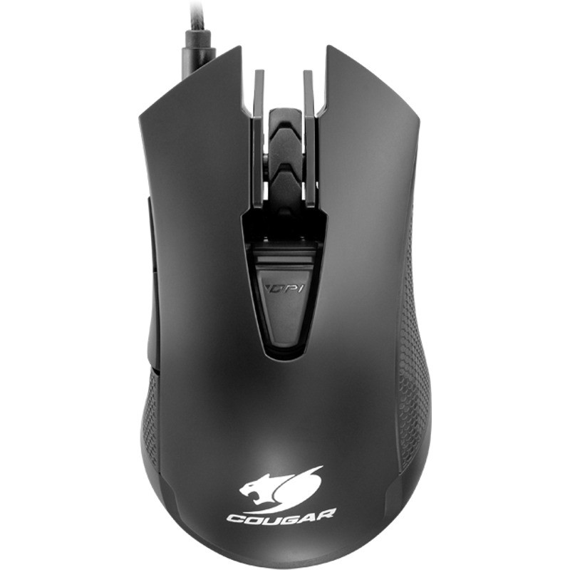 Mouse gaming 500M 6400 FPS 4000 DPI Iluminare LED RGB 6 Butoane Black