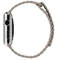 Curea smartwatch Apple Watch 42mm Stone Leather Loop Large