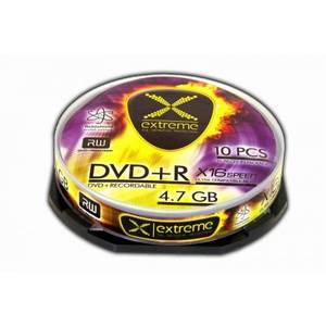 Mediu optic Esperanza DVD-R Extreme 4.7GB 16x 10 bucati