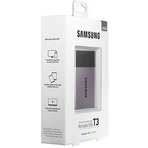 Hard disk extern Samsung Portable SSD T3 500GB USB 3.1 Silver