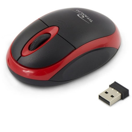 Mouse Esperanza Titanum Vulture, Wireless (Gri) - imagine 2