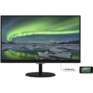 Monitor LED Philips 237E7QDSB/00 23 inch 5ms Black