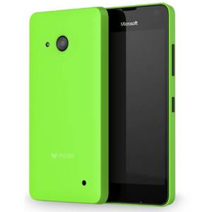 Husa Protectie Spate Mozo Happy Green pentru Lumia 550