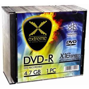 Mediu optic Esperanza DVD-R Extreme 4.7GB 16x 10 bucati carcasa