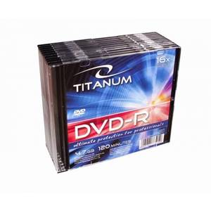 Mediu optic Esperanza DVD-R TITANUM 4.7GB 16x 10 bucati blister