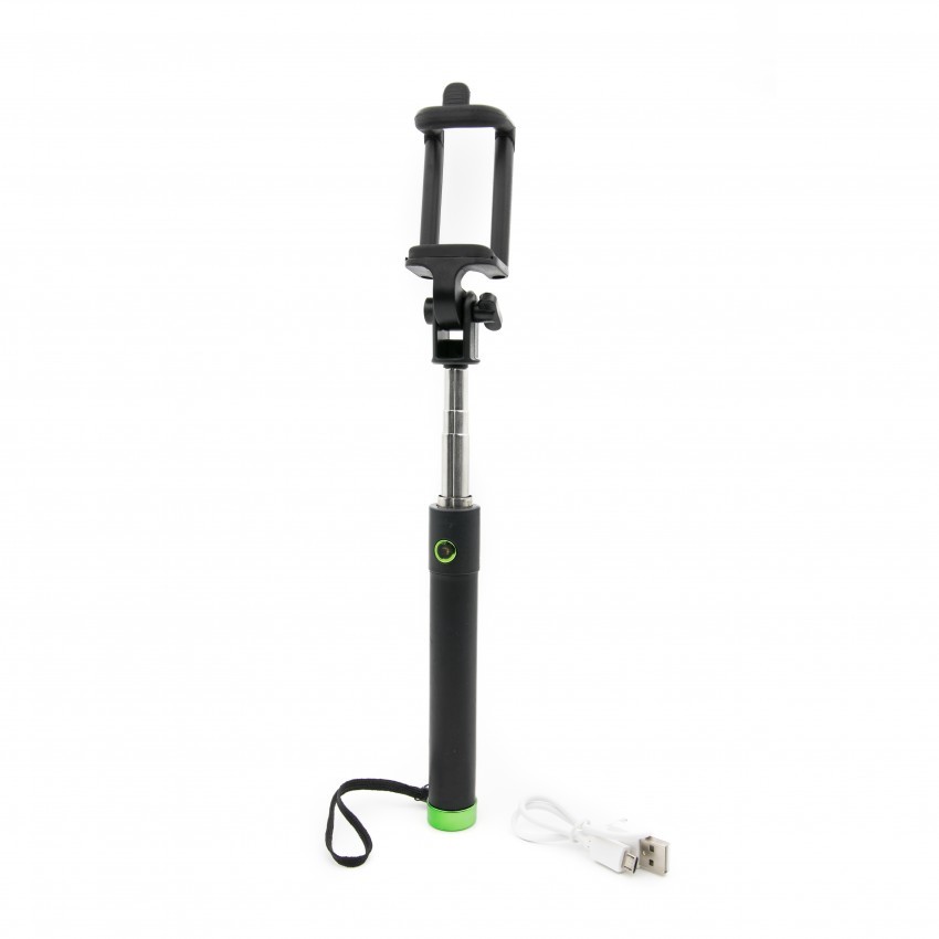 Selfie stick M76BF Premium Bluetooth Lawn Green thumbnail
