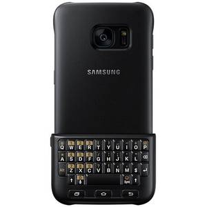 Husa Protectie Spate cu tastatura Qwerty Tinted Dark pentru Samsung Galaxy S7 G930