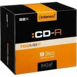 Mediu optic Intenso CD-R 700MB 10 bucati printabil