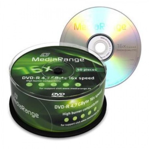 Mediu optic DVD-R 4.7GB 16x 50 bucati