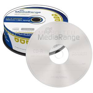 Mediu optic MediaRange CD-R 900MB 48x 25 bucati