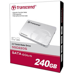 SSD Transcend 220 Premium Series 240GB SATA-III 2.5 inch Aluminium