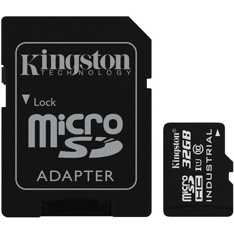 Card Industrial microSDHC 32GB 45 Mbs Clasa 10 UHS-I U1 cu adaptor SD