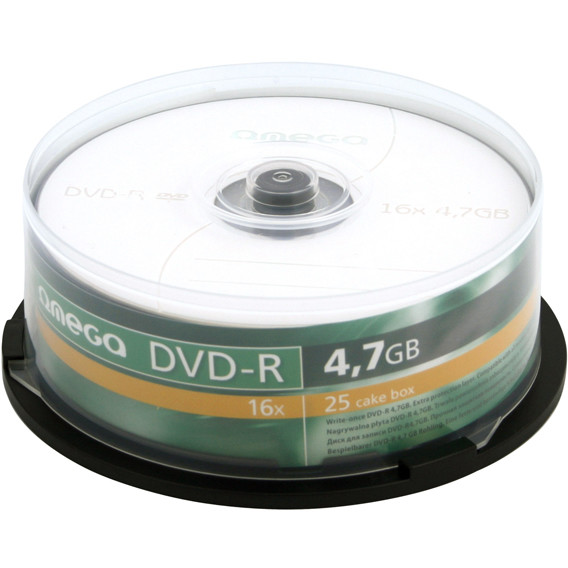 Mediu optic DVD-R 4.7GB 16x 25 bucati