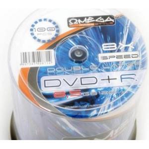 Mediu optic Omega DVD-R 8.5GB 8x 100 bucati