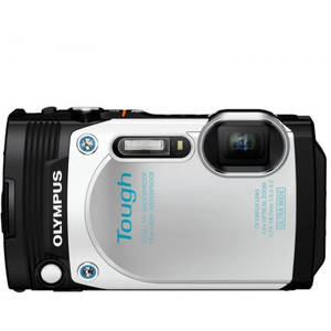 Aparat foto compact Olympus TG-870 16 Mpx zoom optic 5x WiFi subacvatic Alb