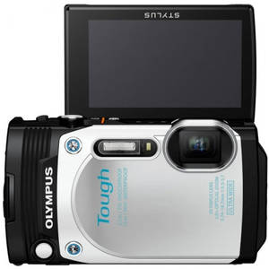Aparat foto compact Olympus TG-870 16 Mpx zoom optic 5x WiFi subacvatic Alb