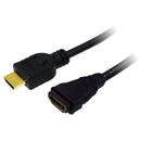 Cablu HDMI Male - HDMI Female Gold 2m Black