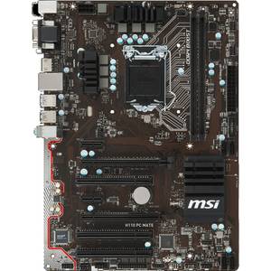Placa de baza MSI H110 PC MATE Intel LGA1151 ATX
