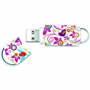 Memorie USB Integral Xpression Bird 2 64GB USB 2.0 Multicolor