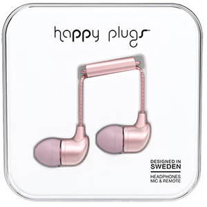 Casti Happy Plugs 7836 Deluxe Edition Rose Gold