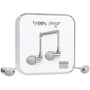 Casti Happy Plugs 7736 In-Ear Silver