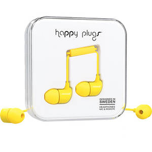 Casti Happy Plugs 7721 In-Ear  Yellow