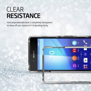Husa Protectie Spate Spigen Ultra Hybrid Transparent Grey pentru Sony Xperia Z3 Plus