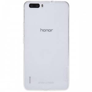 Husa Protectie Spate Tempered Glass Slim TPU transparenta  pentru Huawei Honor 6 Plus