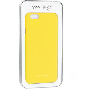 Husa Protectie Spate Happy Plugs 8865 Ultrasubtire Yellow pentru Apple iPhone 6 / 6S
