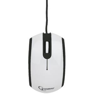 Mouse Gembird MUS-105 USB Black White