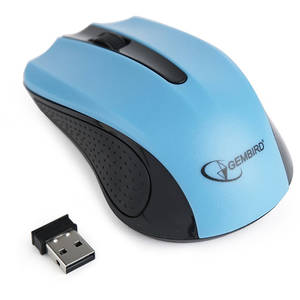 Mouse wireless Gembird MUSW-101-B USB Albastru Negru