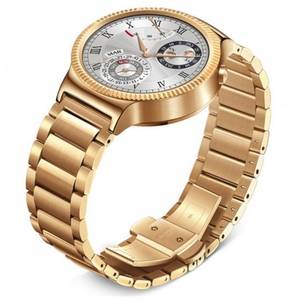 Smartwatch Huawei Watch W1 Steel Gold 42MM Gold Link Strap