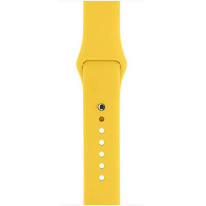 Curea smartwatch Apple Watch 38mm Yellow Sport Band