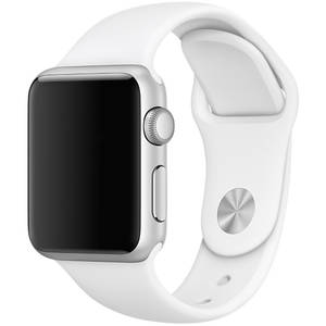 Curea smartwatch Apple Watch 38mm White Sport Band