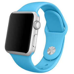 Curea smartwatch Apple Watch 38mm Blue Sport Band