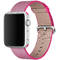 Curea smartwatch Apple Watch 42mm Pink Woven Nylon