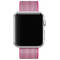 Curea smartwatch Apple Watch 42mm Pink Woven Nylon