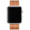 Curea smartwatch Apple Watch 42mm Gold/Red Woven Nylon