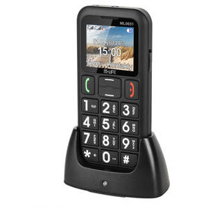 Telefon mobil M-Life ML0651 Senior Dock Dual Sim Black
