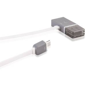 Cablu de date Hoco UPL03 White microUSB plus adaptor Lightning 1.2m
