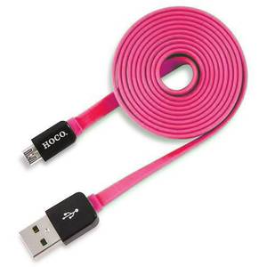 Cablu de date Hoco UPM02 Pink microUSB