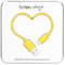 Cablu de date Happy Plugs 9923 microUSB 2m Yellow